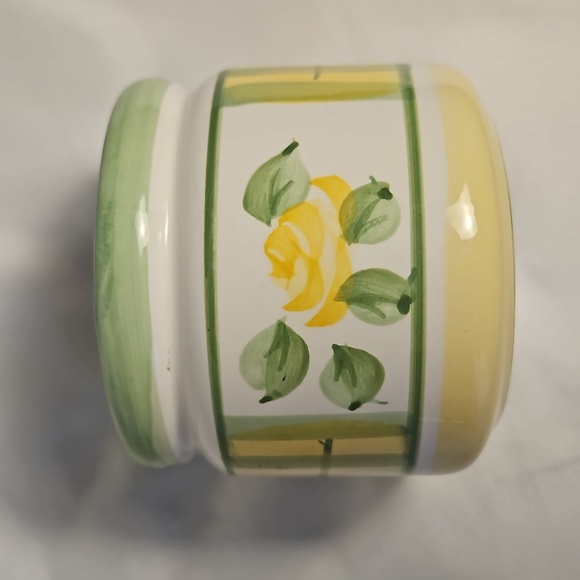 Cottage Core Royal Norfolk Yellow Rose Ceramic Creamer & Covered Sugar Bowl T5 - Picture 10 of 10